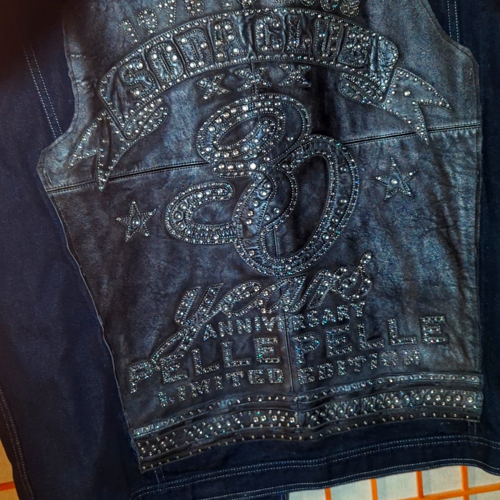 PelleSoda Club 30th Anniversary Limited Edition Mo-Jeans Denim Custom Jacket 5XL